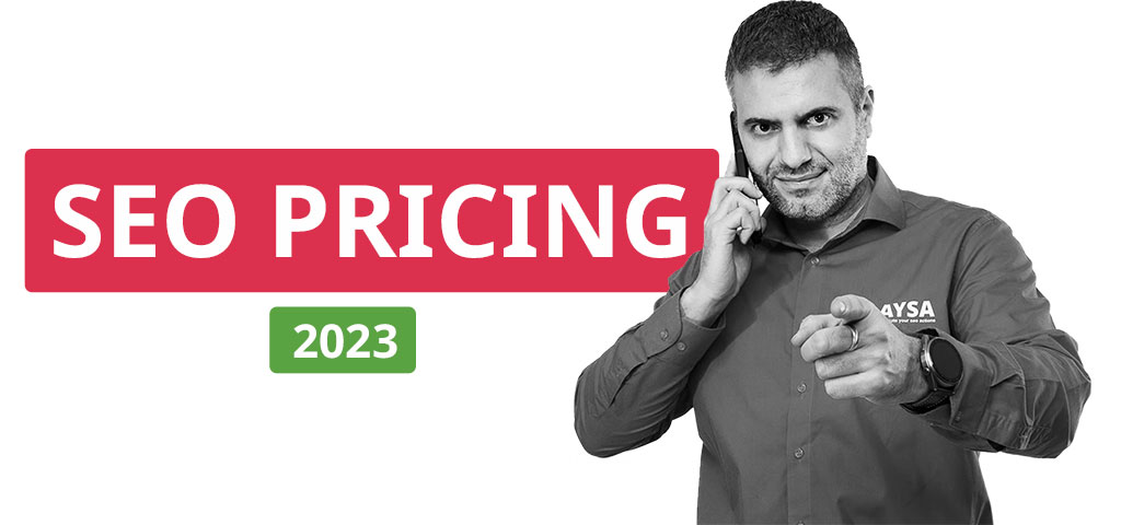 SEO pricing, prices for seo services